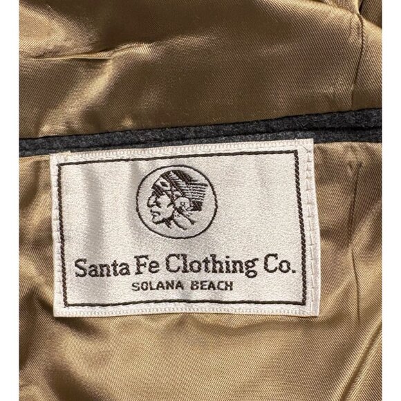 Vintage Union Made Gray Camel Hair Blazer Jacket Santa Fe Clothing Sport Coat - Picture 8 of 11